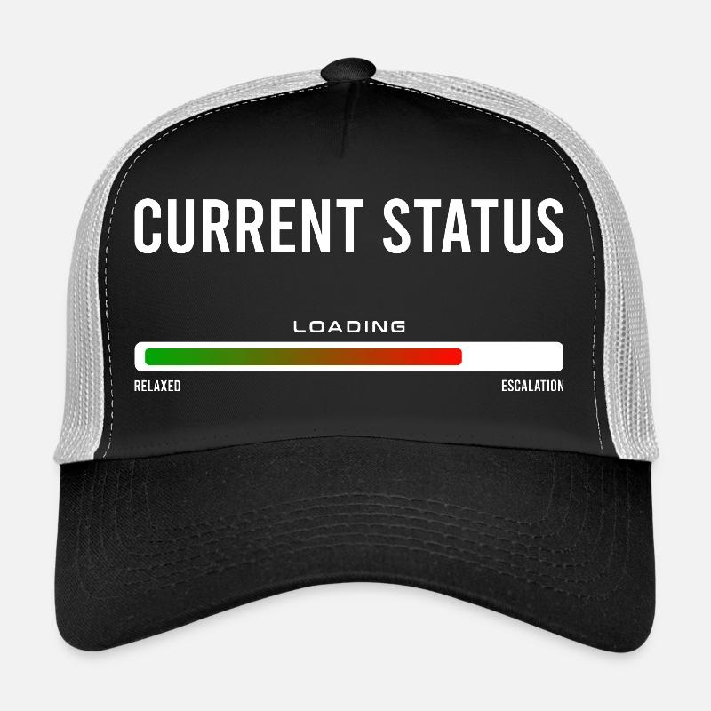 Situation actuelle - Casquette trucker  - noir/gris pierre