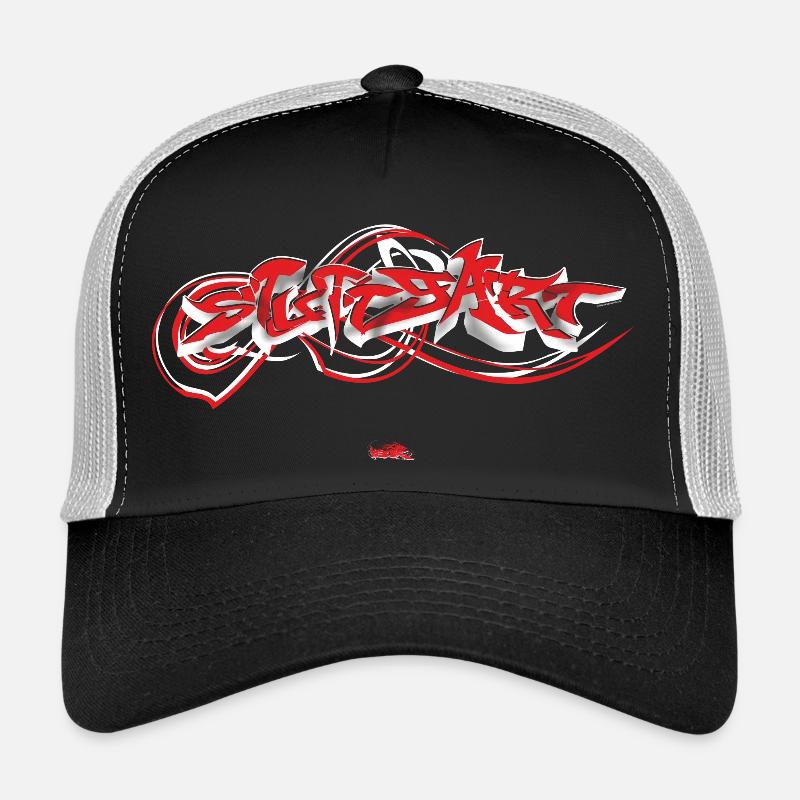 Stuttgart Wildstyle - Trucker Cap - Schwarz/Steingrau