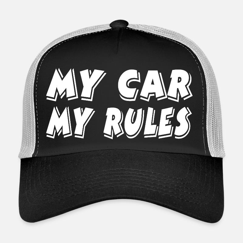 Auto - Trucker Cap - Schwarz/Steingrau