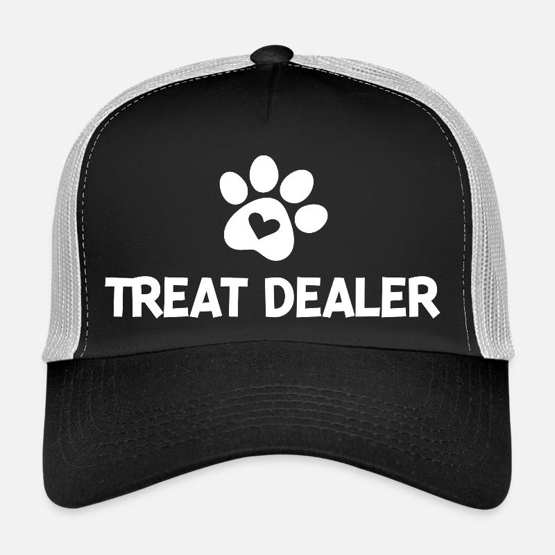 Leckerli-Händler - Trucker Cap - Schwarz/Steingrau
