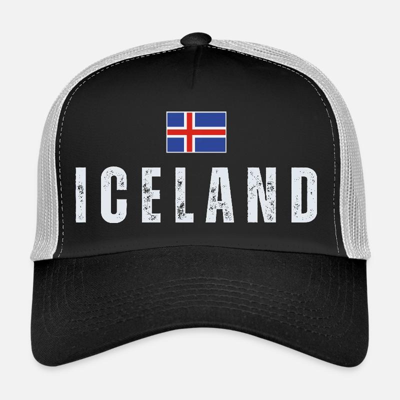 Fierté islandaise, drapeau islandais Casquette trucker 