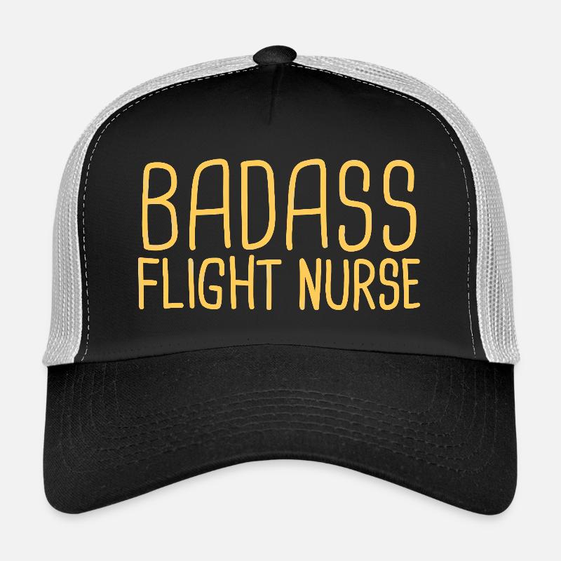 Flight Nurse Badass Luftrettung Trucker Cap