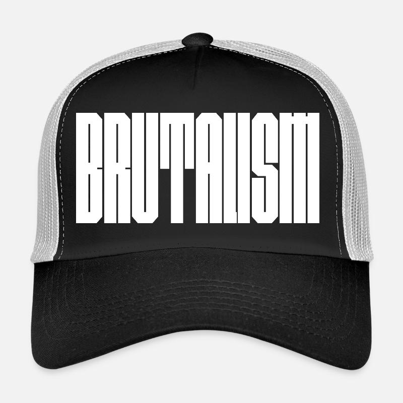 Bold Brutalism logo design Trucker Cap