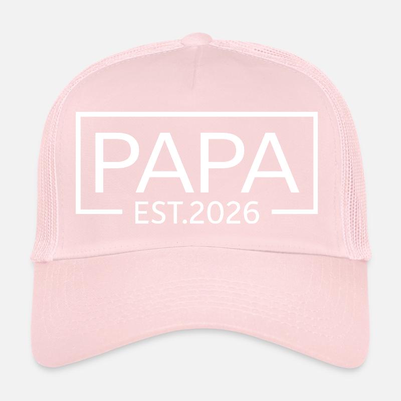 Papa 2026 Papi since 2026 Papa est 2026 Trucker Cap