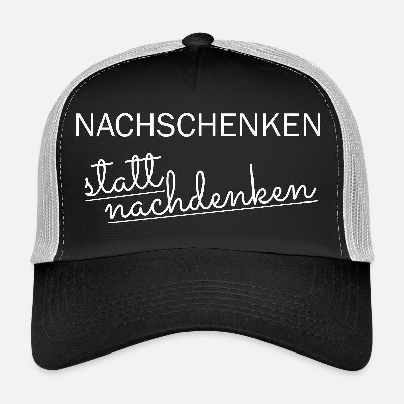 Se remplir au lieu de réfléchir Casquette trucker 