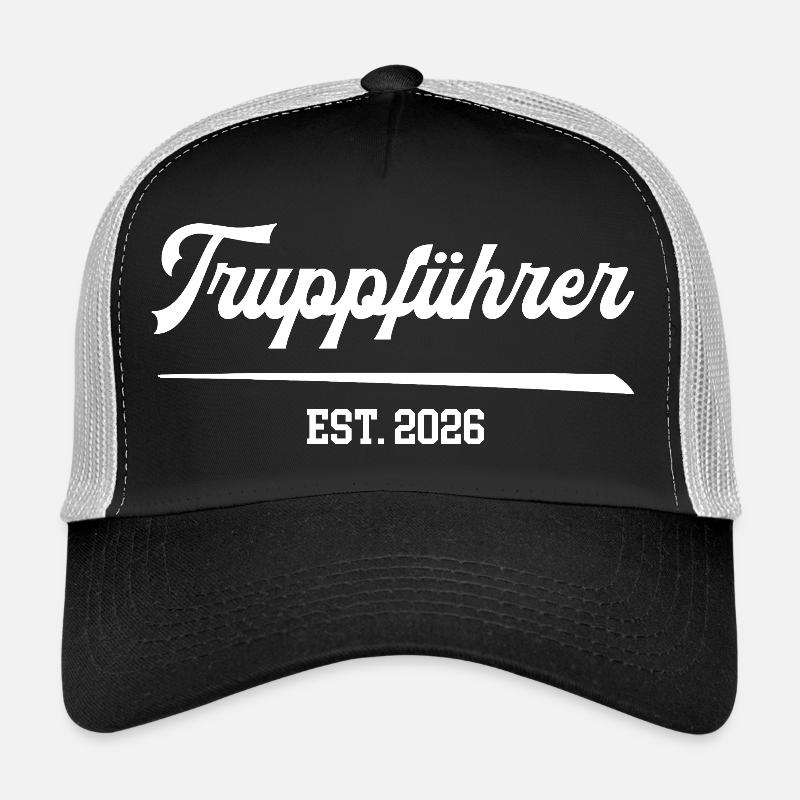 Chef d’escouade Escadron pompier 2026 Casquette trucker 