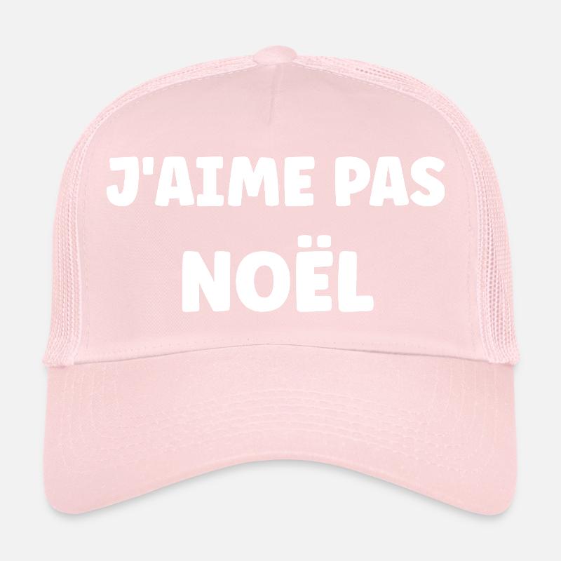J'aime pas Noël Casquette trucker 