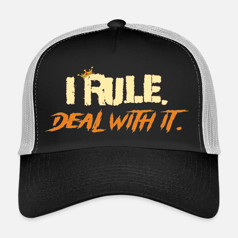 I_rule_2 - Trucker Cap - black/stone grey