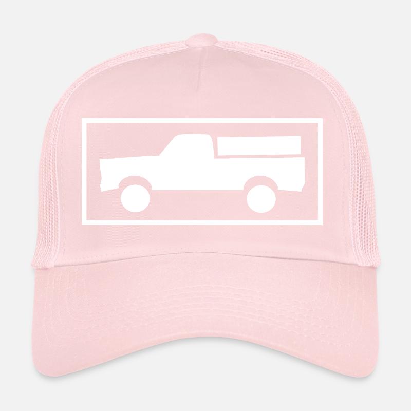 Silhouette du micro dans le cadre Casquette trucker 