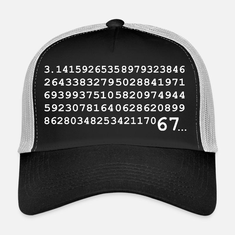 67 in Pi - Sixty Seven Number 67 Meme Pi Day Six S Trucker Cap
