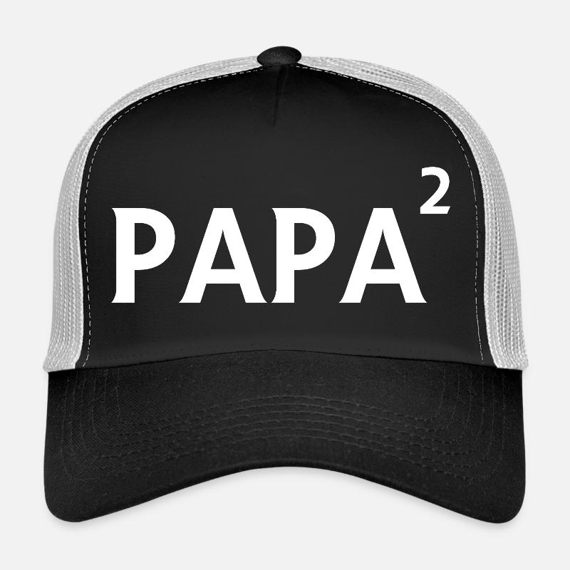 Papa Vater Zwillinge Kind Trucker Cap