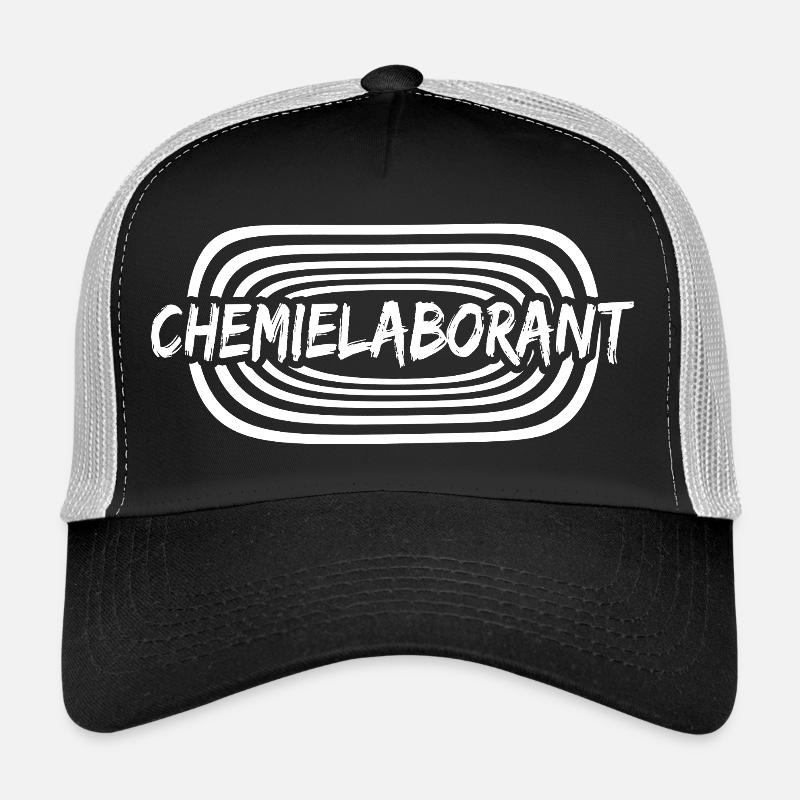Chemical Laboratory Technician Ring Logo Trucker Cap