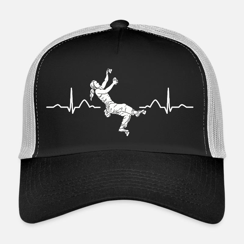 Battement de cœur de Boulderer Bloc Bloc Casquette trucker 