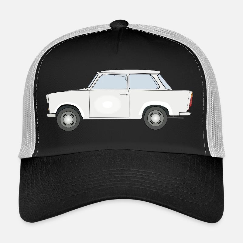 Trabi, Transnt aus der DDR - Trucker Cap - Schwarz/Steingrau
