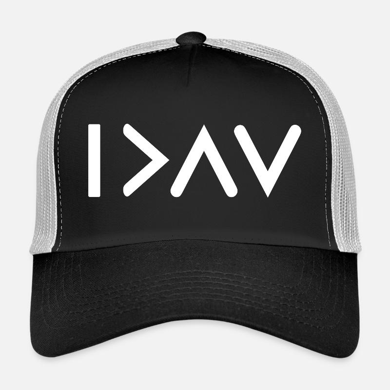Je suis plus que mes hauts et des bas blancs Casquette trucker 