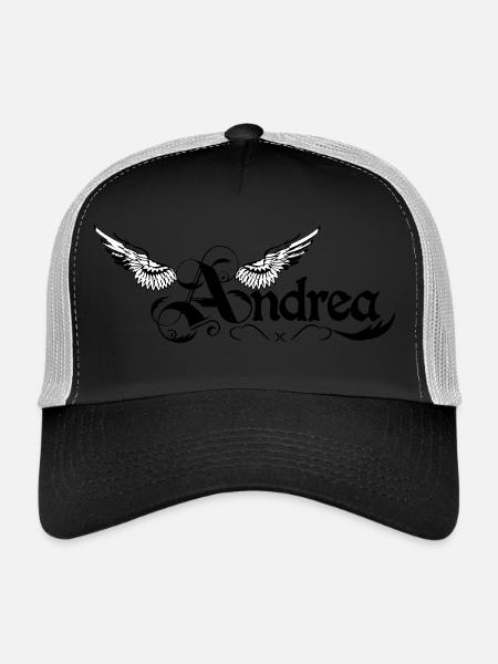 andrea 2 - Trucker Cap - black/stone grey - Front