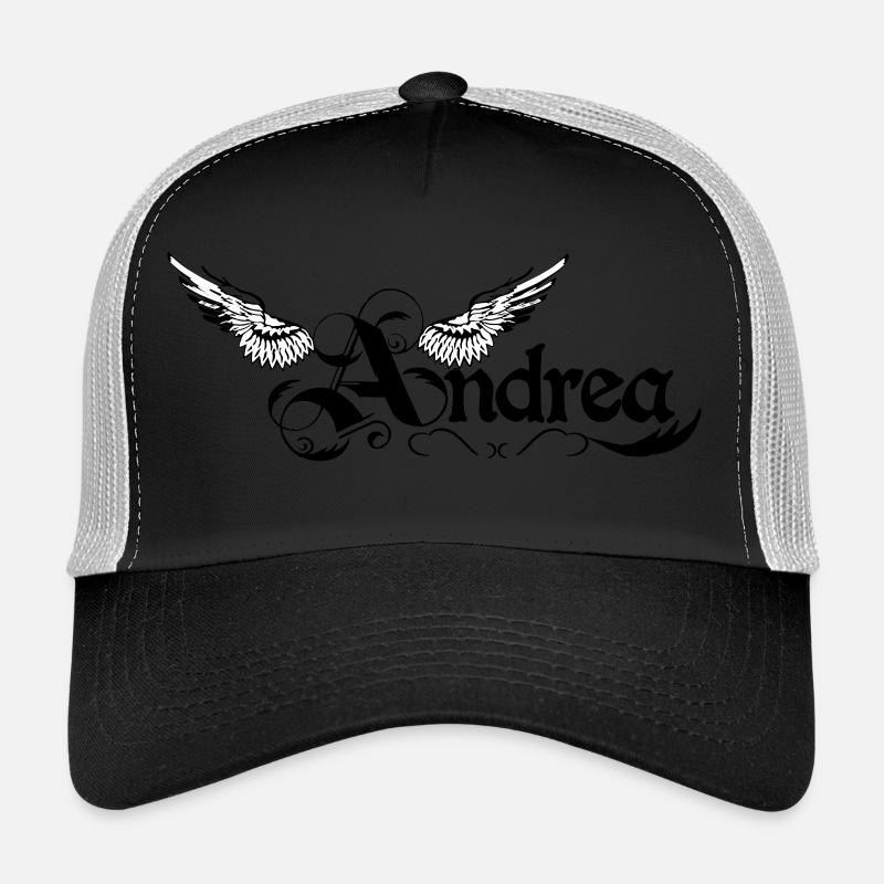 andrea 2 - Casquette trucker  - noir/gris pierre