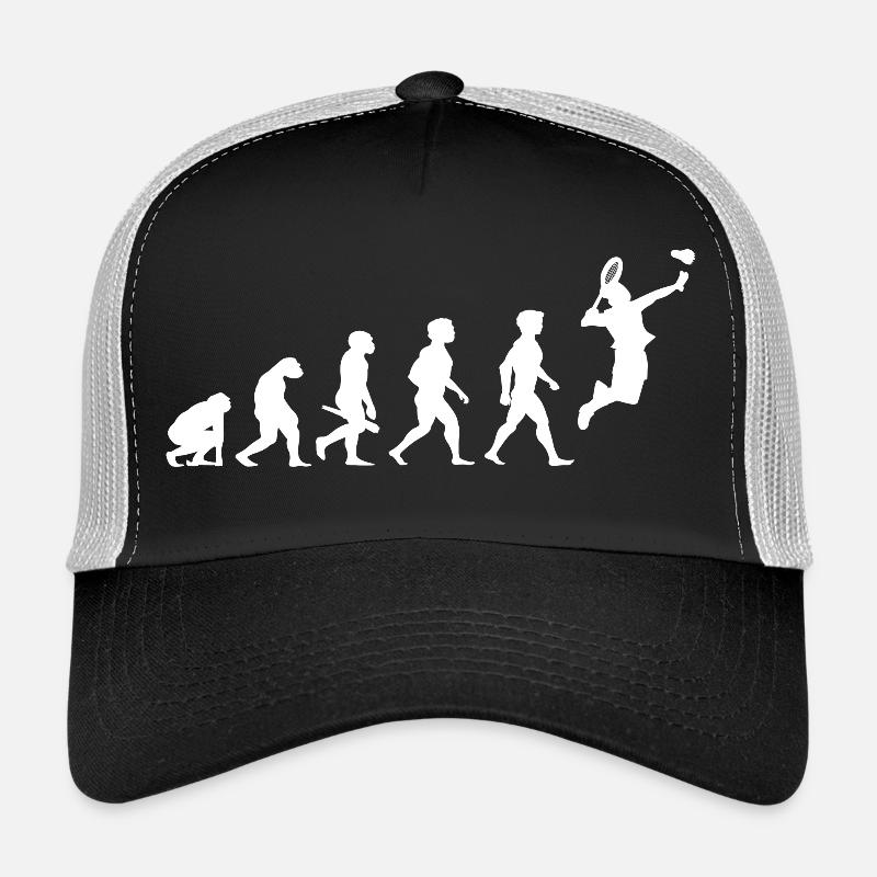 Evolution Badminton Federball Shuttlecock Spieler Trucker Cap