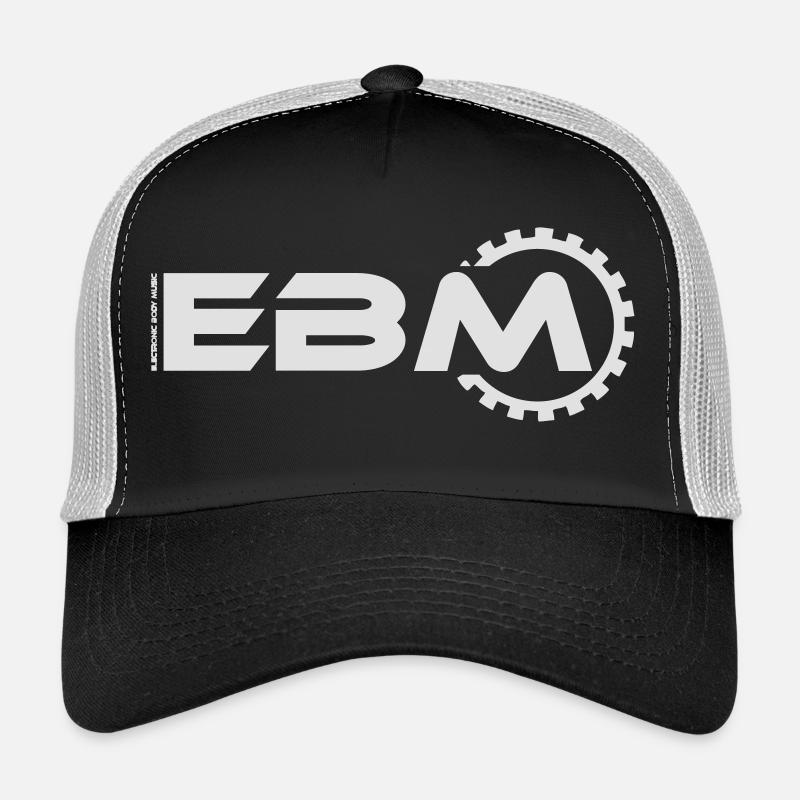 Musique électronique de corps - EBM (Vector) - Casquette trucker  - noir/gris pierre