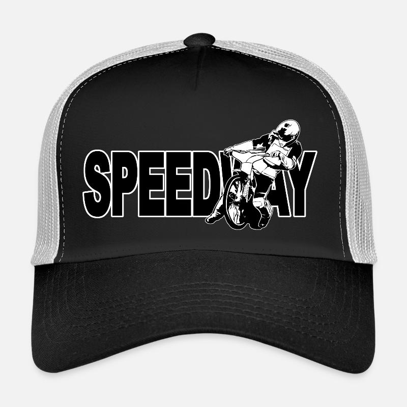 Speedway Racing - Trucker Cap - black/stone grey