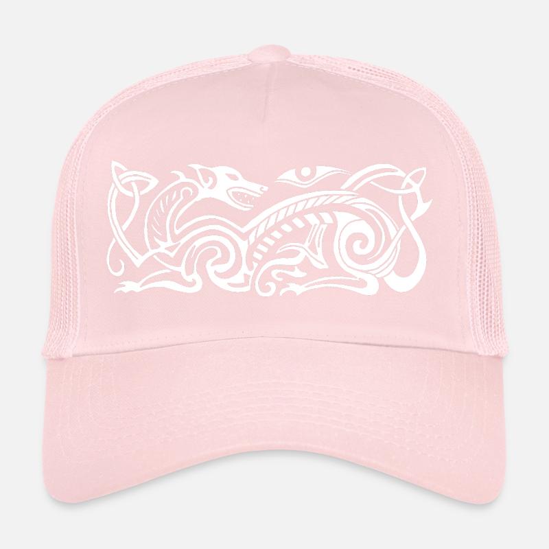 Chien de chasse celte (blanc) Casquette trucker 