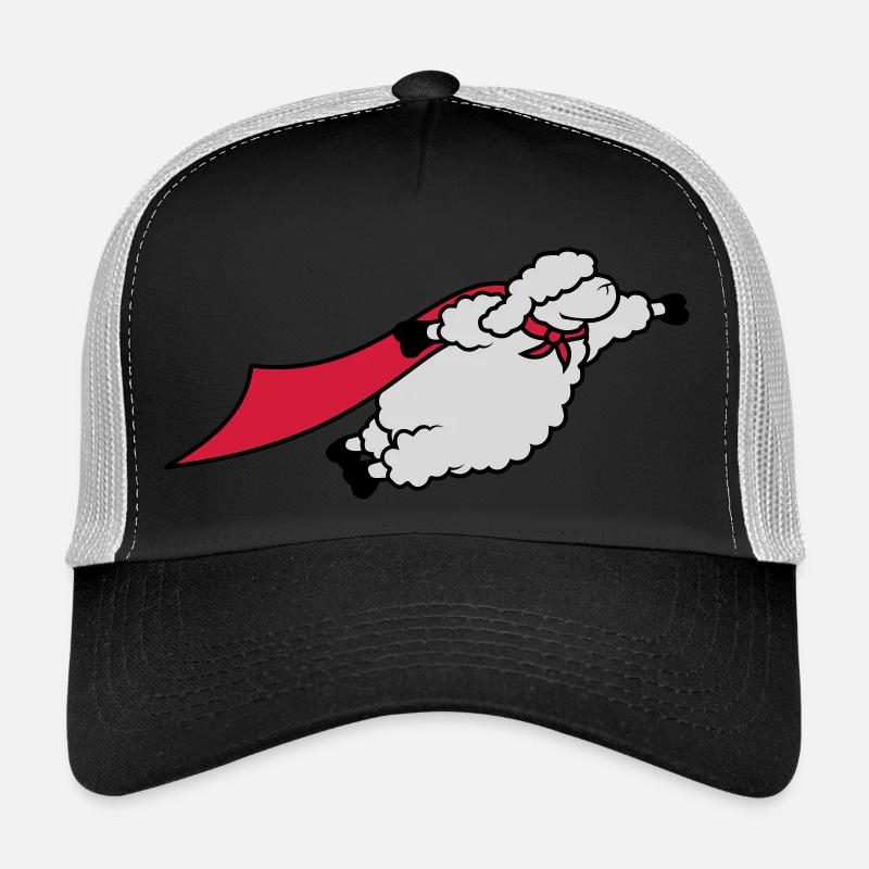 Funny superhero sheep Trucker Cap