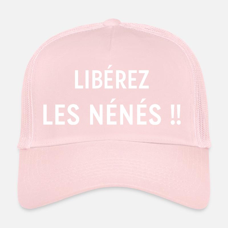 Libérez les nénés Casquette trucker 