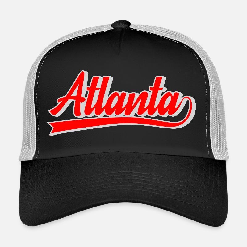 Atlanta Script Retro Logo Trucker Cap