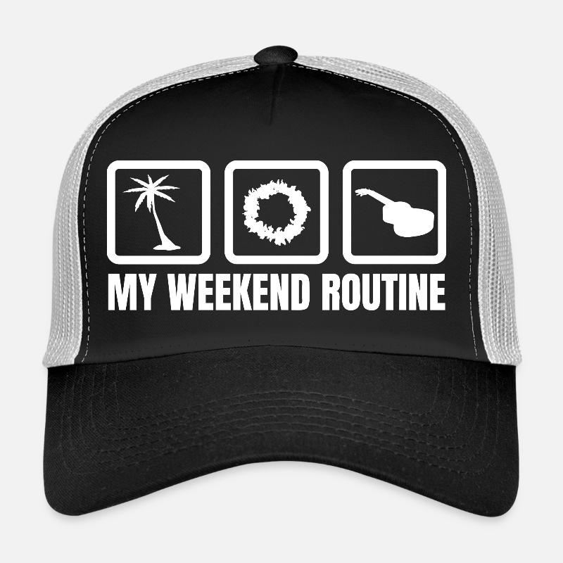 Ukulele Spieler Wochenende Trucker Cap