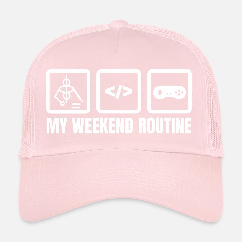 Ma routine du week-end Casquette trucker 