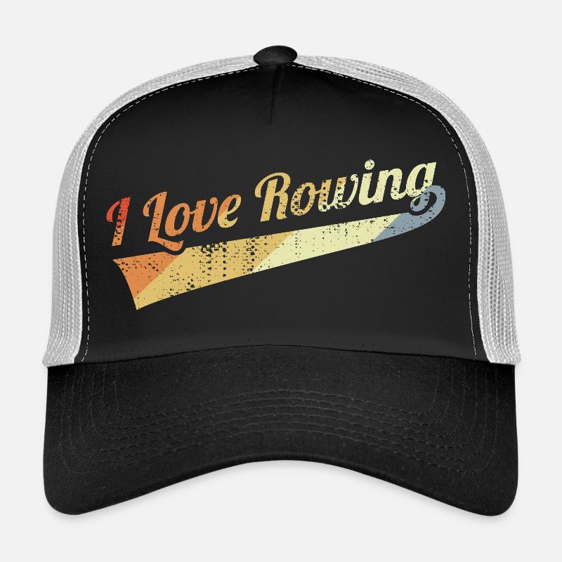 Ich mag Rudern Trucker Cap
