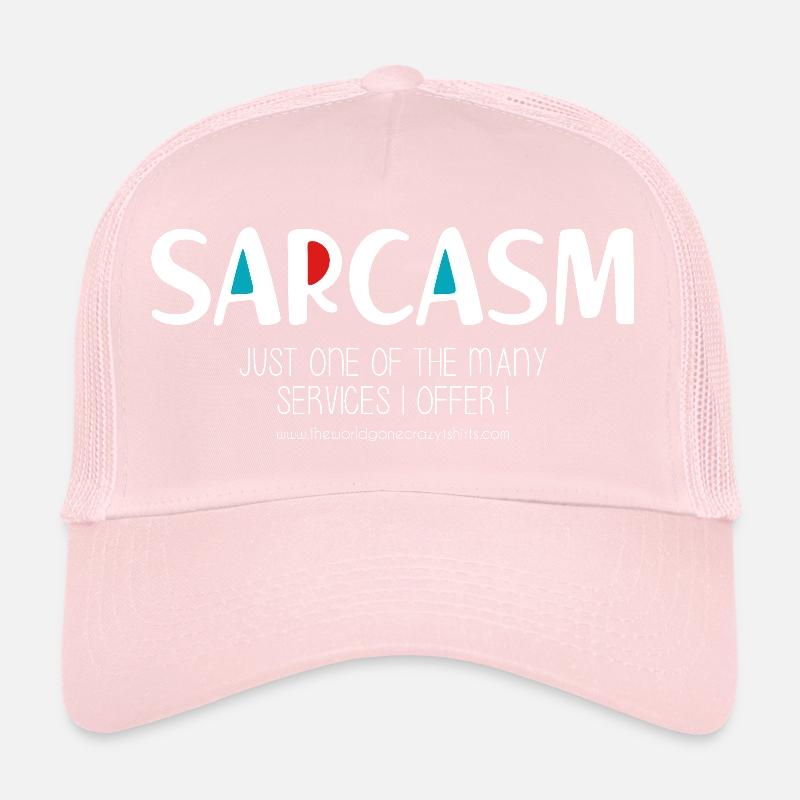 Sarcasm (dark) Trucker Cap