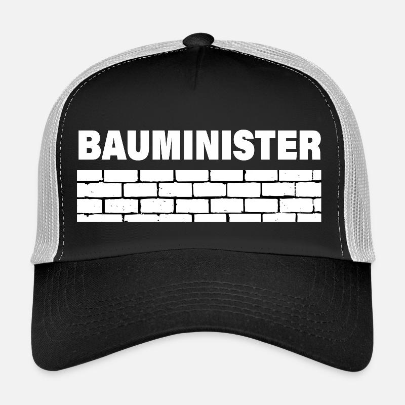 BAUMINISTER - Trucker Cap - Schwarz/Steingrau