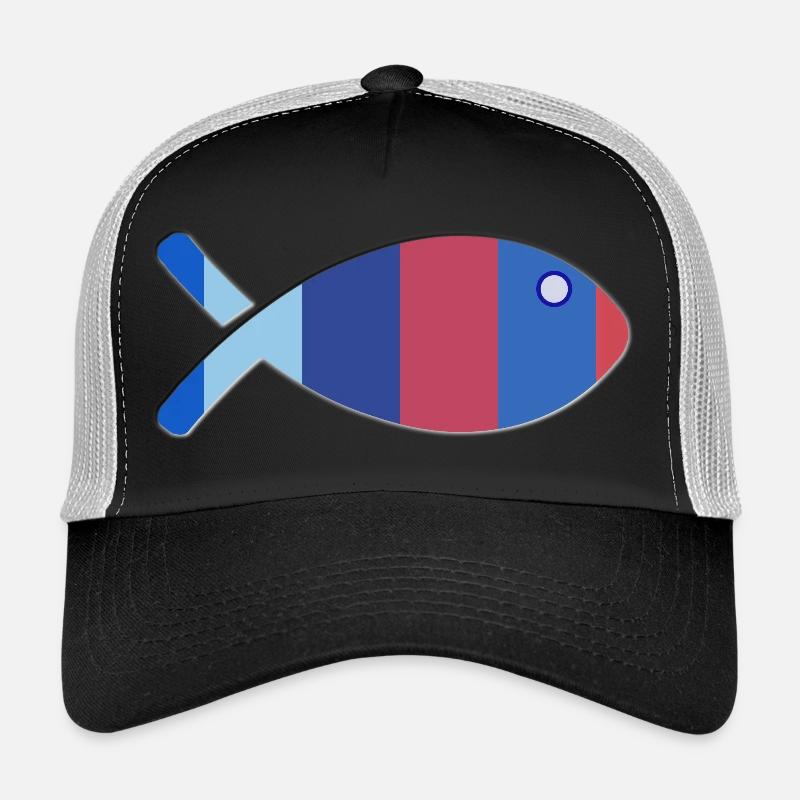 POISSON Casquette trucker 