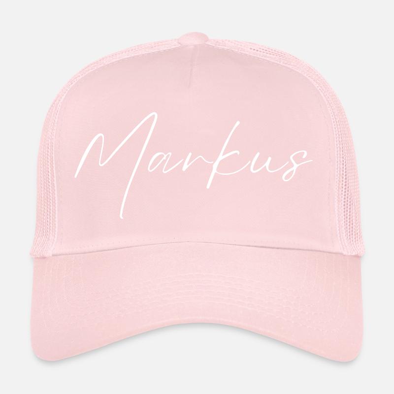 T-shirt Markus Nom cadeau pour hommes Casquette trucker 