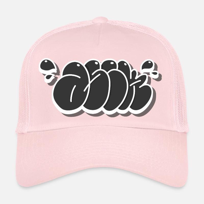 Graffiti throwup asik Trucker Cap