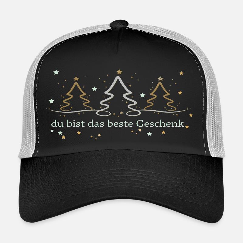 du bist das beste Geschenk, Weihnachten Trucker Cap