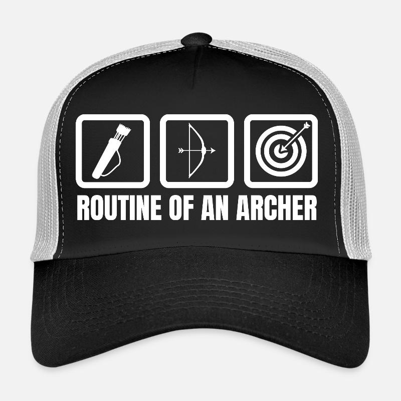 Routine of an archer Trucker Cap