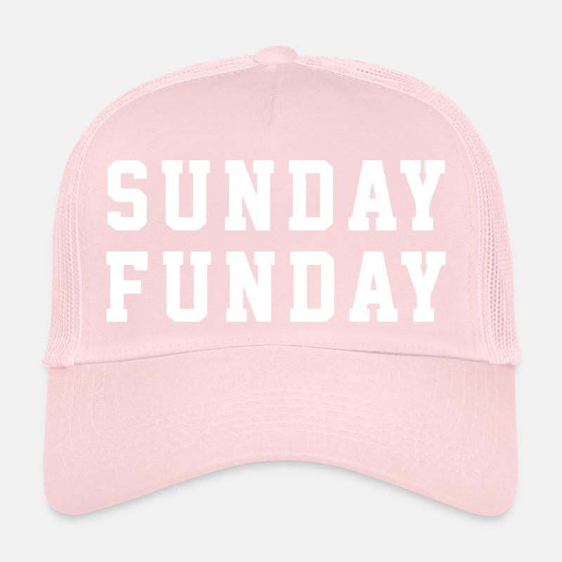 Dimanche Funday Fun Holiday Lover Casquette trucker 