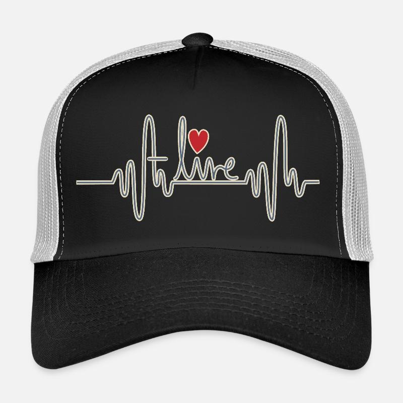 Alive - Trucker Cap - black/stone grey