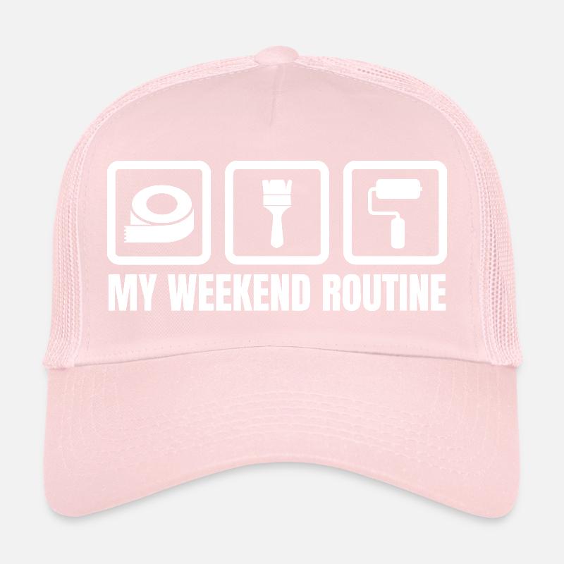 My Weekend Routine Trucker Cap