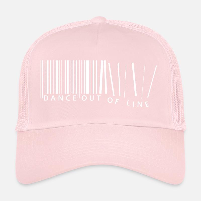 Danser hors de la ligne - Code-barres Casquette trucker 