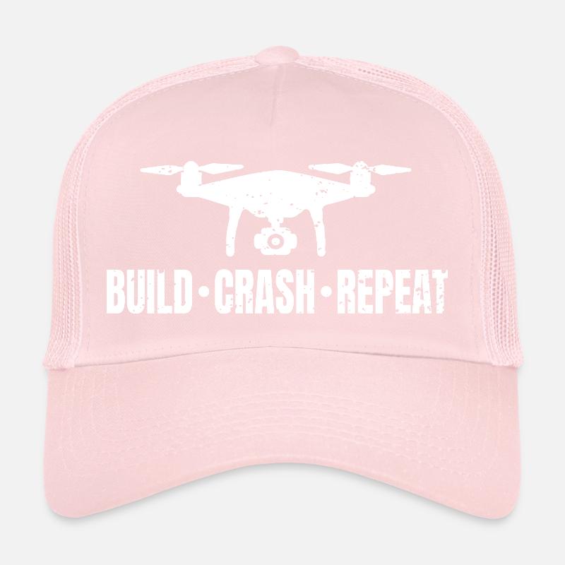 Répétition du crash de la construction d'un drone Casquette trucker 