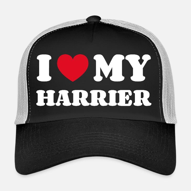 I Love My Harrier - Trucker Cap - Schwarz/Steingrau