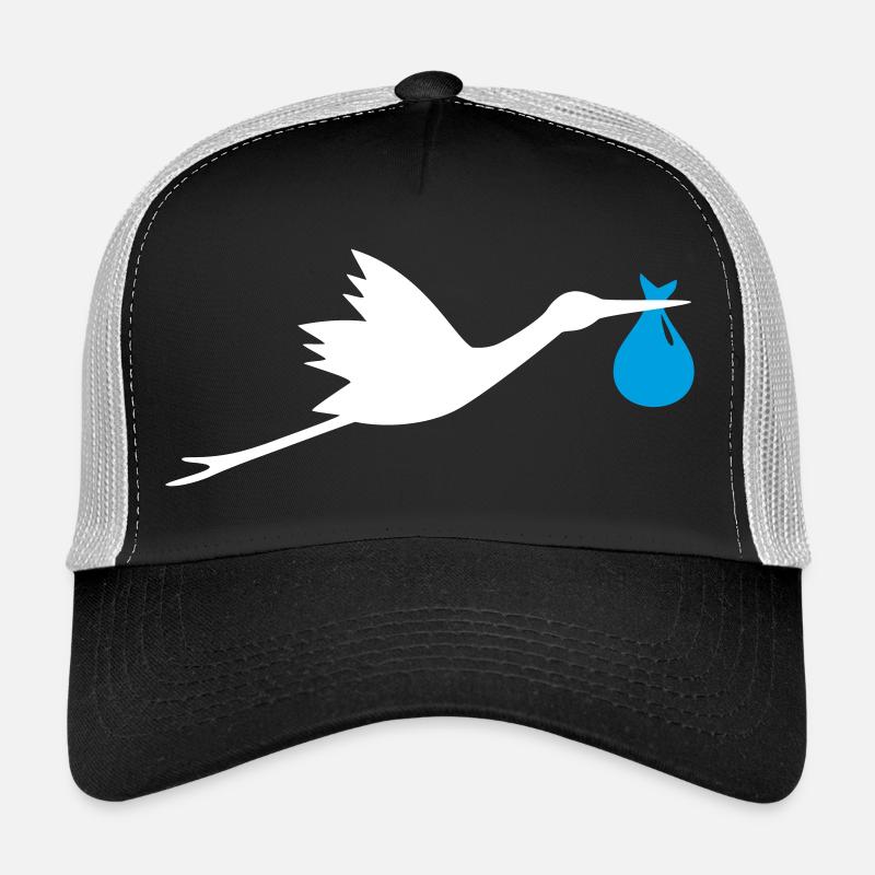 Cigogne garçon cigogne Casquette trucker 