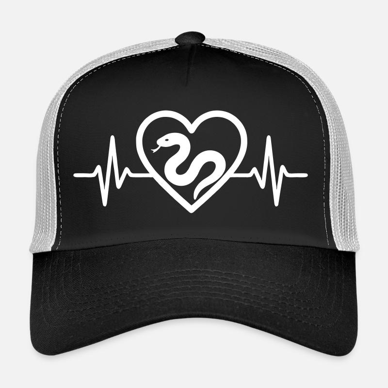Heart Snake Trucker Cap