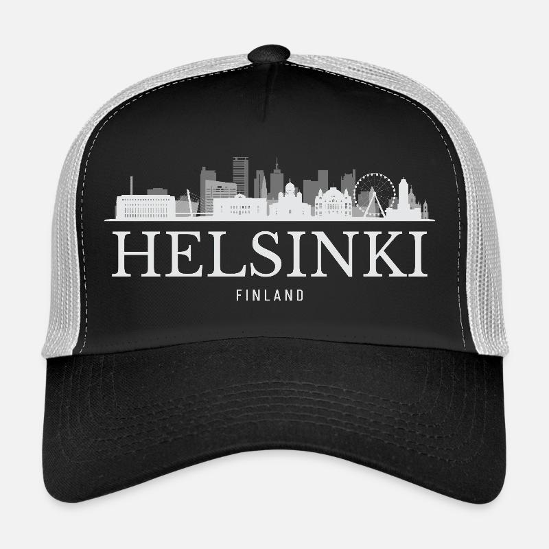 Helsinki Skyline, Helsinki, Finlande Casquette trucker 