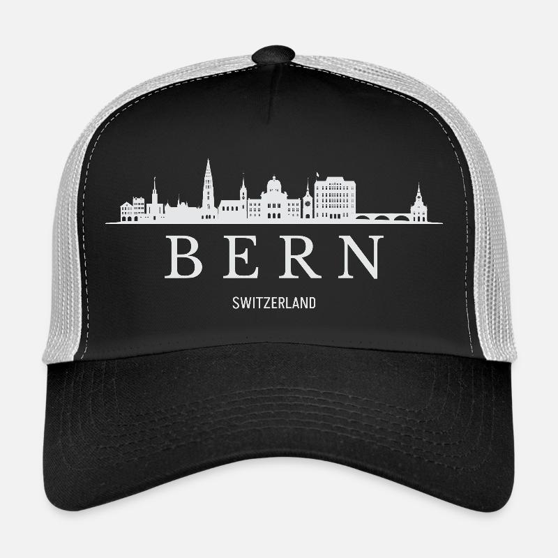 Silhouette de Berne, Berne Suisse Casquette trucker 
