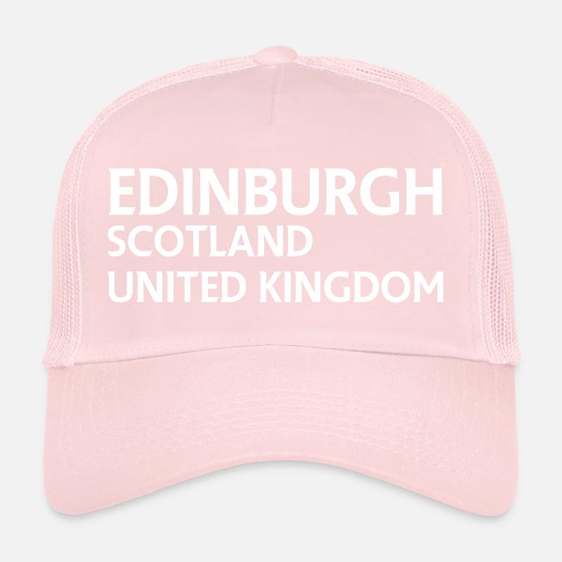 Édimbourg – Écosse Textdesign Casquette trucker 