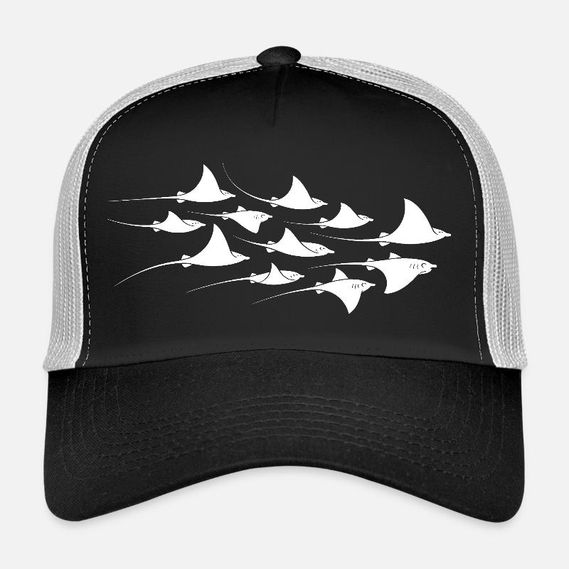 Manta Rochen Teufelsrochen Stachelrochen Taucher Trucker Cap